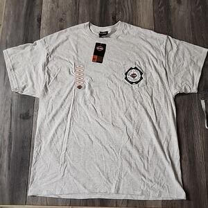 Harley Davidson Pocket Short Sleeve T-Shirt Gray Mens Size 2XL Willow St PA